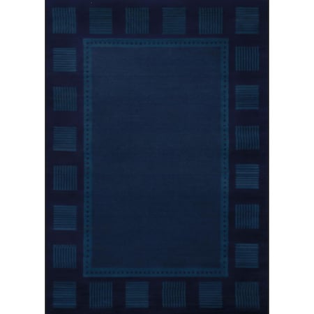 Rlm Distribution 7 ft. 10 in. x 10 ft. 6 in. Manhattan Time Square Oversize Rug, Navy HO1607377